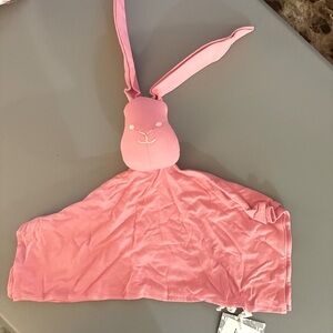 Kate Quinn coral pink bunny lovey/ snuggler new